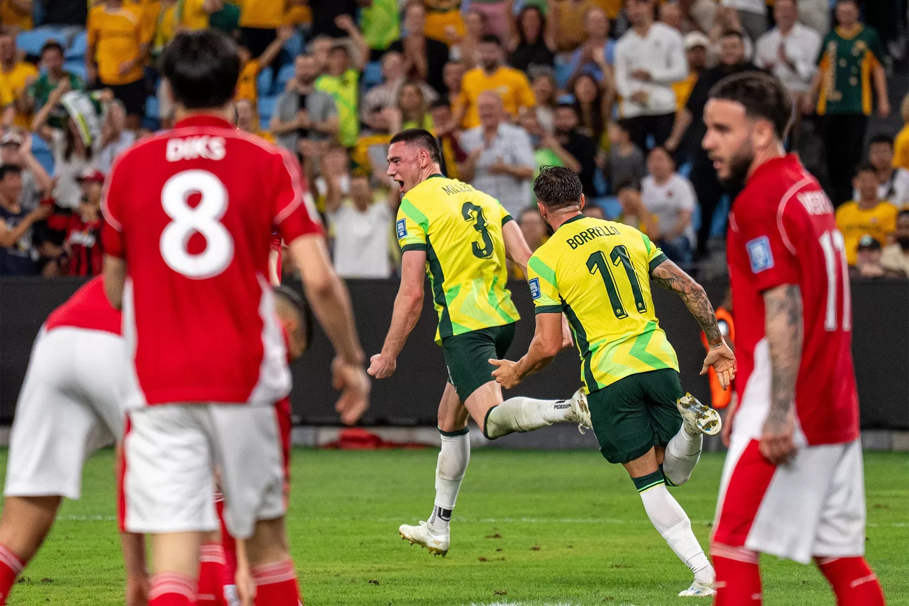 Laga Timnas Indonesia vs Australia. (Dok. Socceroos)