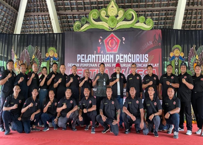Dewan Pimpinan Cabang (DPC) Perguruan Pencak Silat (PPS) Kertha Wisesa Kabupaten Tabanan resmi dilantik untuk periode 2025-2030 dalam sebuah acara yang digelar di Wantilan Desa Adat Belayu.