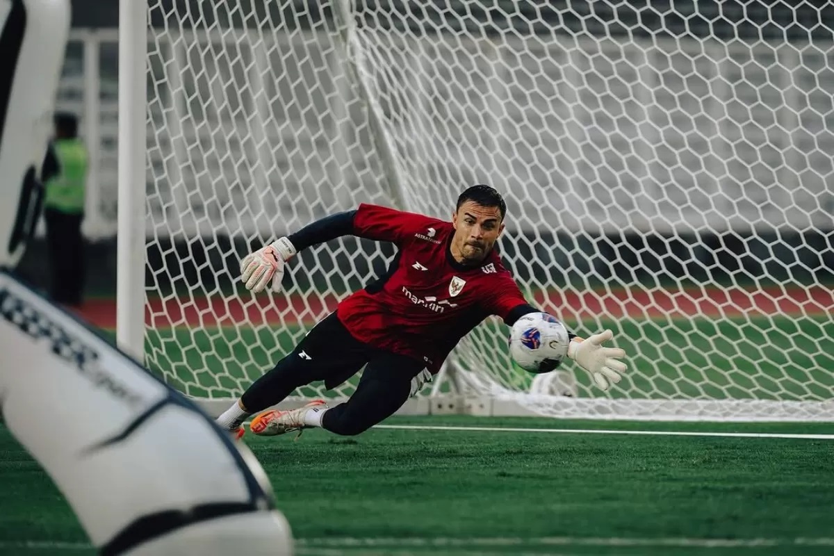 Kiper Timnas Indonesia, Emil Audero, berpeluang starter saat melawan Bahrain. (Instagram/@emil_audero)