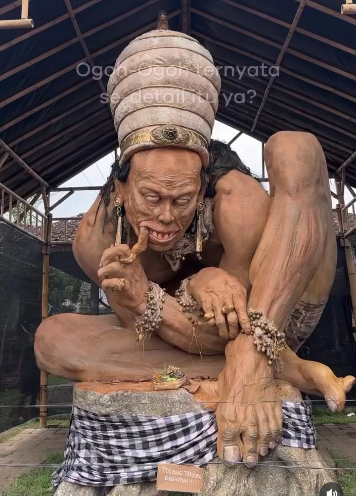 Ogoh-ogoh Tulak Tunggul karya ST sentana luhur