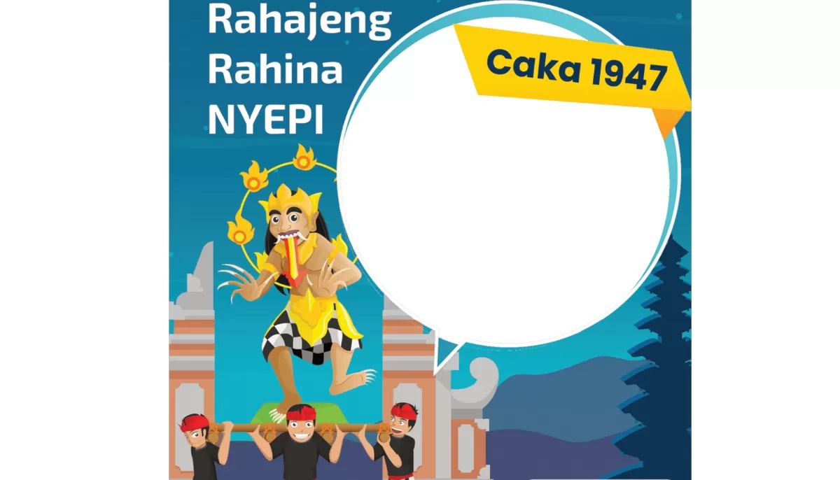 Twibbon Peringatan Hari Nyepi 2025. (twibbonize)