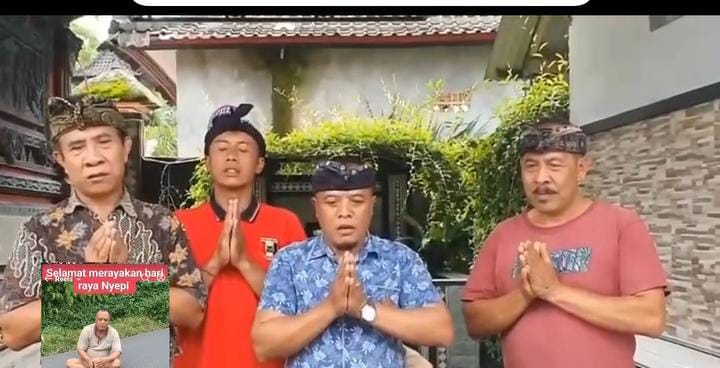 Pria Ngopi di tengah jalan saat Nyepi minta maaf