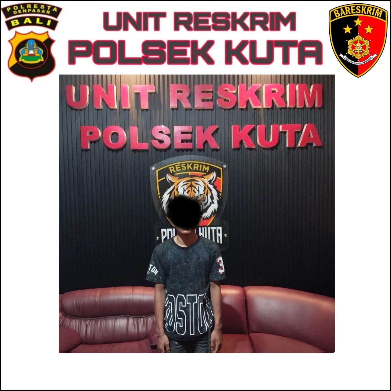Tersangka jambret kambuhan Wayan PI