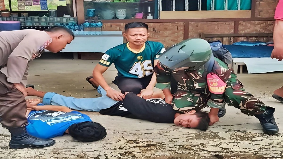 DITANGKAP : MK dan SL diringkus di Tomata setelah membunuh ayah kandungnya