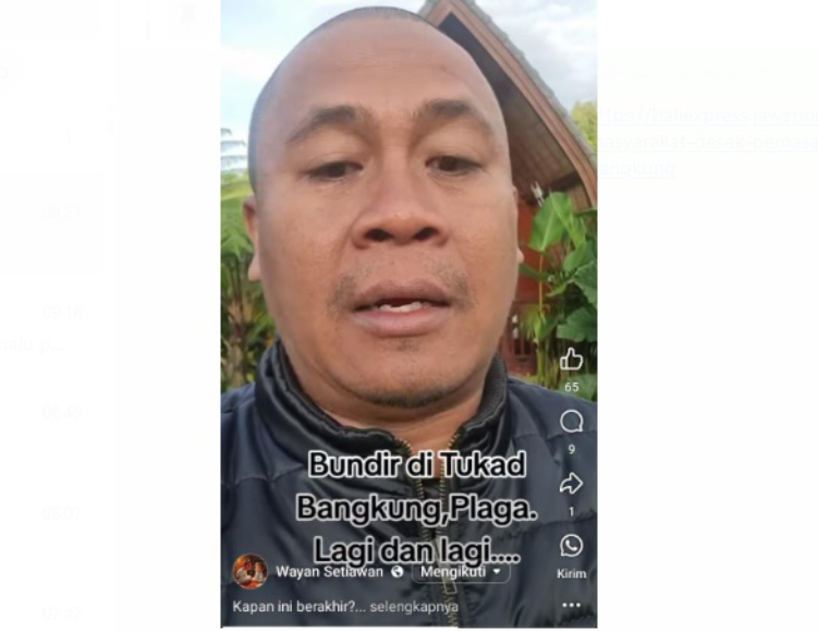 Penggiat media sosial Wayan Setiawan prihatin dengan aksi ulah pati yang kerap terjadi di Bali