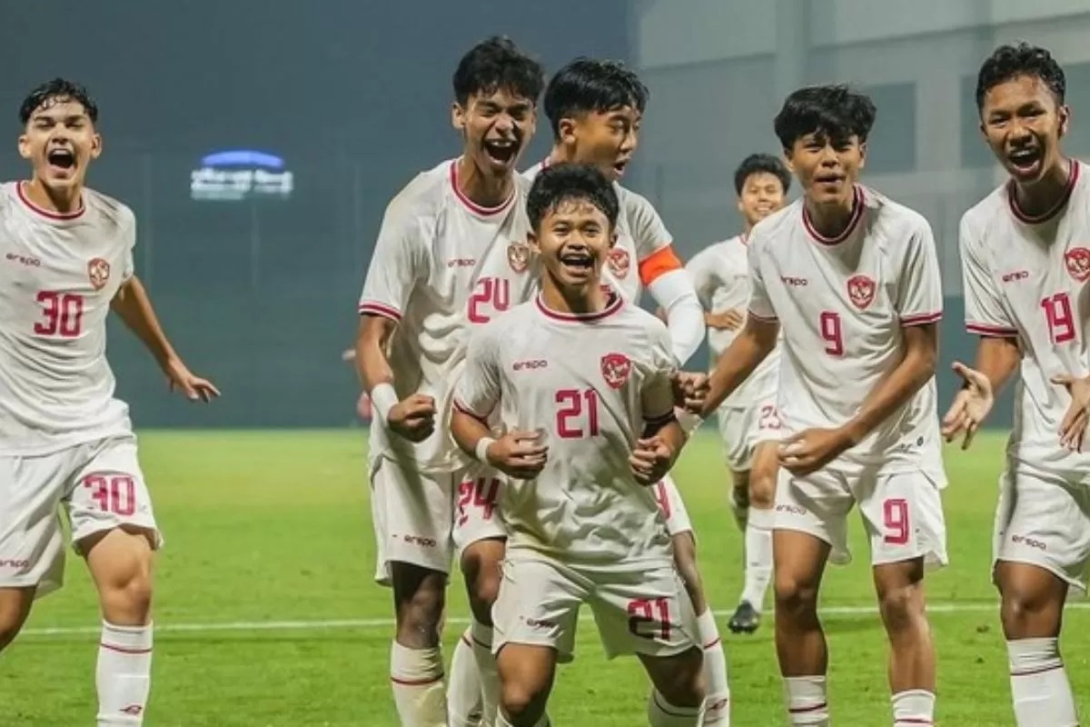Timnas Indonesia U-17 kalahkan Korea Selatan 1-0 di laga perdana Piala Asia U-17 2025. (Media PSSI)