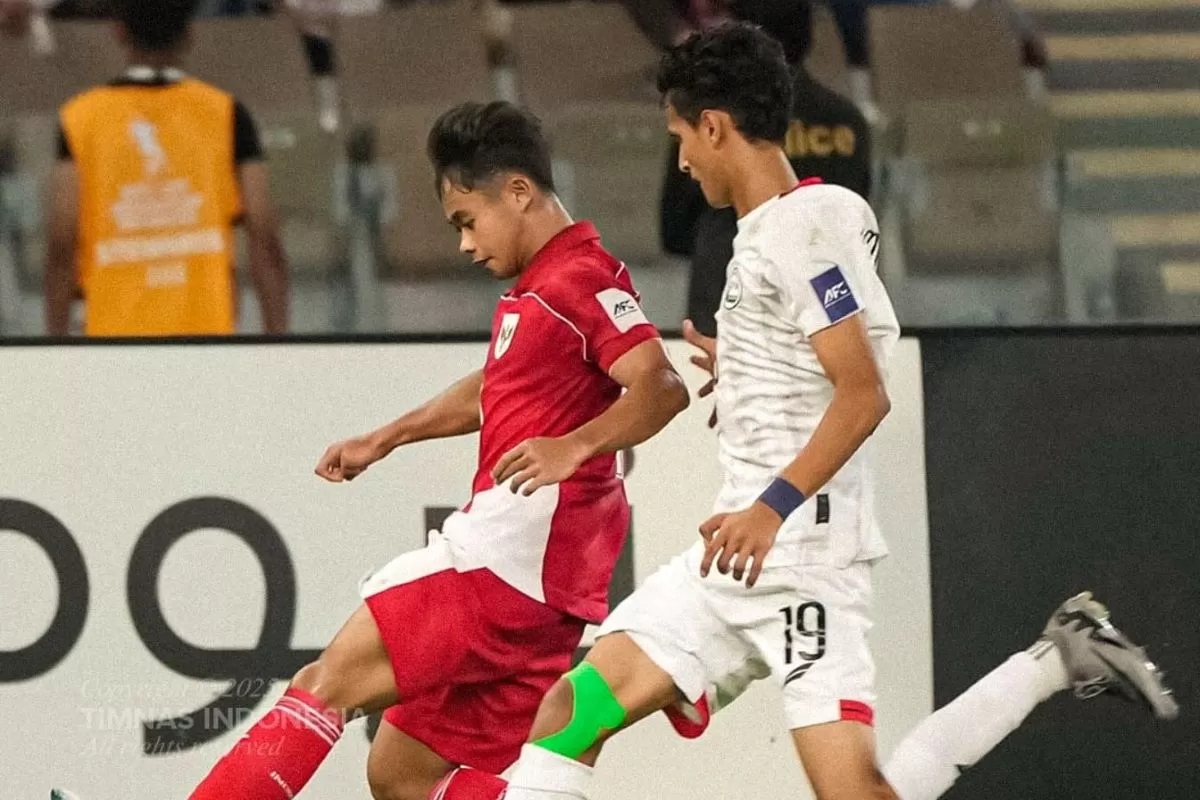 Aksi Indonesia U-17 menghadapi Yaman di Piala Asia 2025 (Dok. Timnas Indonesia)