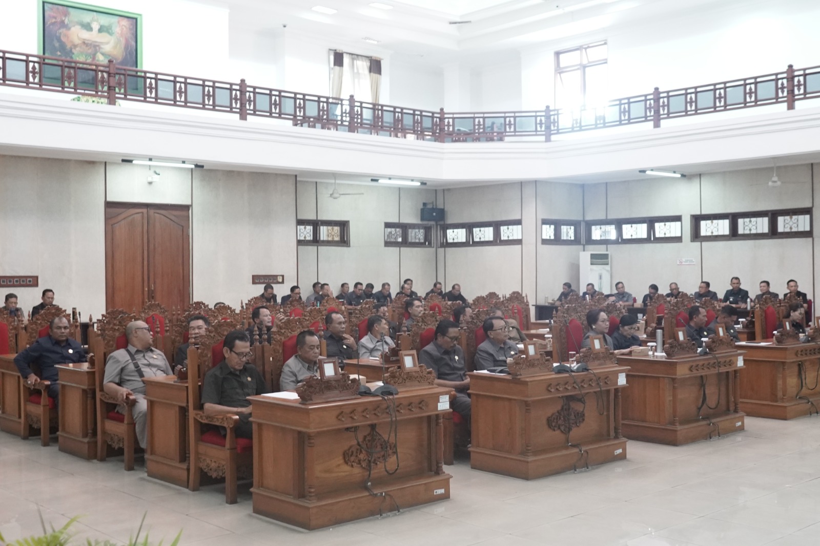 Rapat Paripurna Jawaban Bupati Buleleng Terhadap Pemandangan Umum Fraksi DPRD Kabupaten Buleleng Atas Tiga Ranperda.