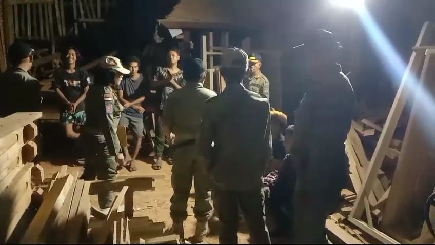 Tim gabungan di Kabupaten Bangli melakukan sidak penduduk pendatang (duktang) atau penduduk non-permanen, Rabu (9/4/2025).