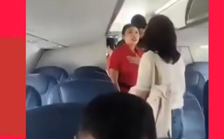 Viral di media sosial keributan yang diduga anggota DPRD Sumut dengan pramugari