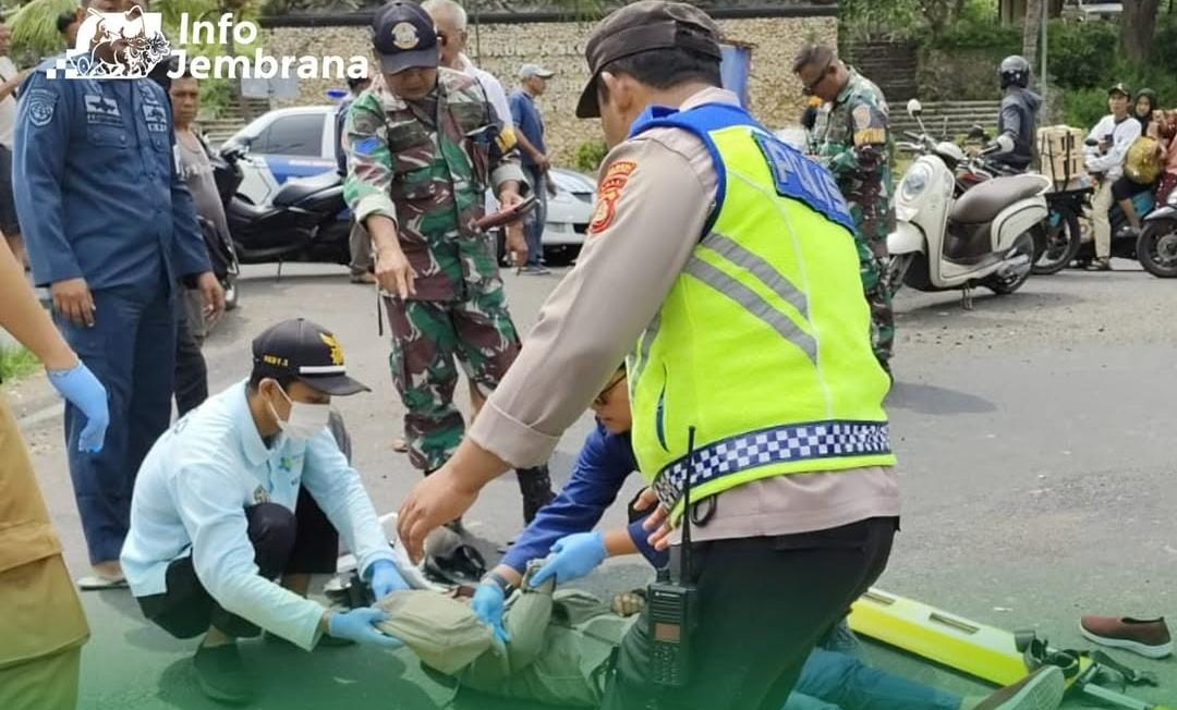 Seorang pengendara motor meninggal usai alami tabrakan dengan truk Hino