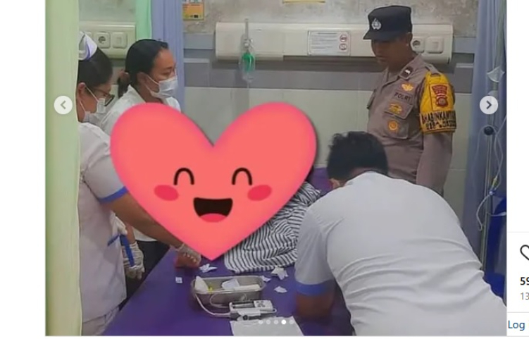 Bocah 4 tahun berhasil diselamatkan sedangkan sang kakek meninggal tenggelam di Pantai Gumicik