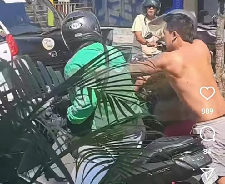 Beredar video cekcok antara driver ojol dengan pengendara wanita
