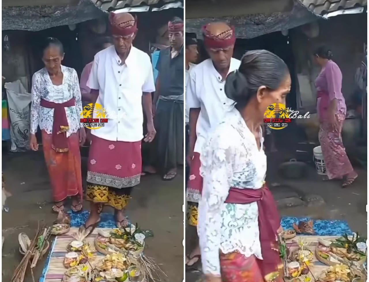 Kakek Nenek jalani upacara Mabyakala diusia senja