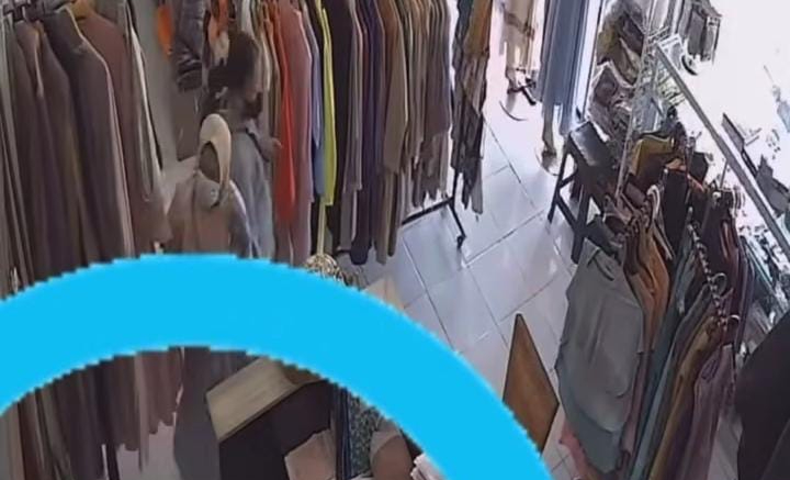 Tiga orang ibu-ibu melakukan pencurian di toko pakaian di Jimbaran