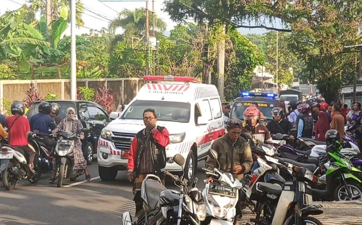 Lokasi tabrak lari yang membuat Siti Aisyah, warga Dusun Mencek, Desa Serut, Kecamatan Panti, meninggal dunia, Kamis (17/4/2025).