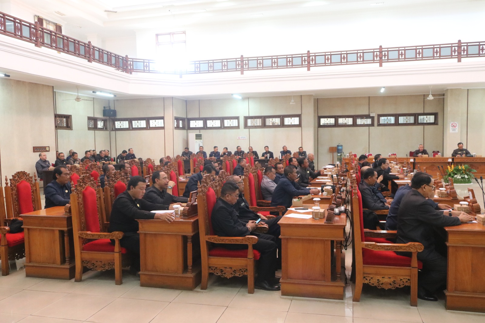 Rapat Paripurna dengan agenda penyampaian rekomendasi atas Laporan Keterangan Pertanggungjawaban (LKPJ) Bupati Buleleng Tahun Anggaran 2024.