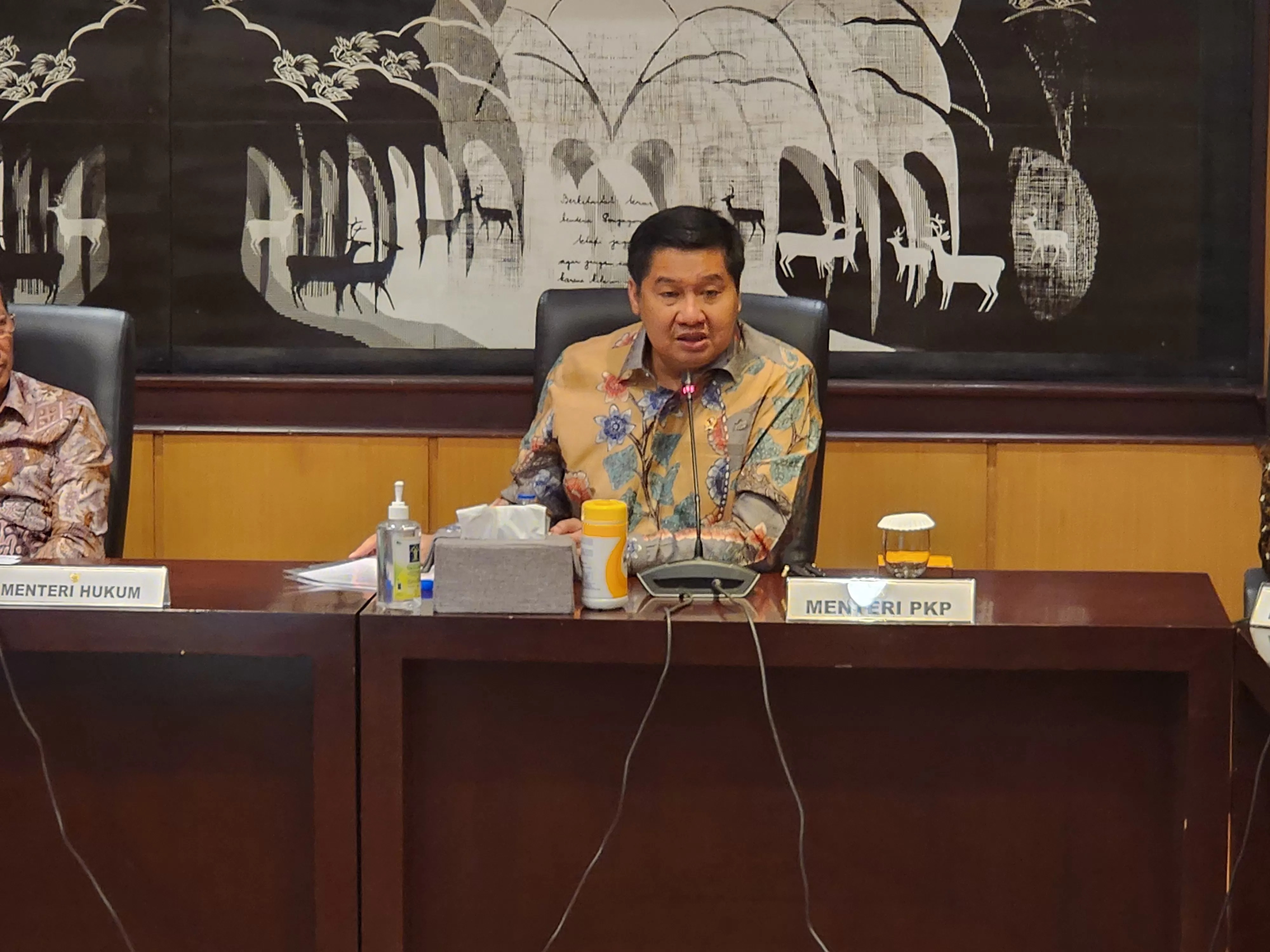 Menteri Perumahan dan Kawasan Pemukiman (PKP) Maruarar Sirait. (Ilham Dwi/ JawaPos.com)