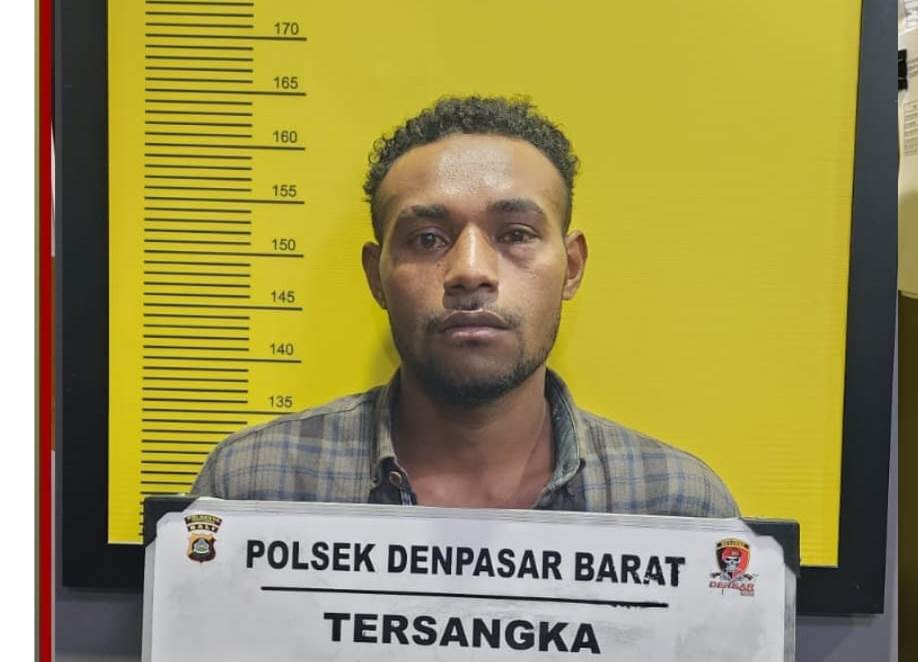DYM saat ini ditahan di Mapolsek Denpasar Barat.