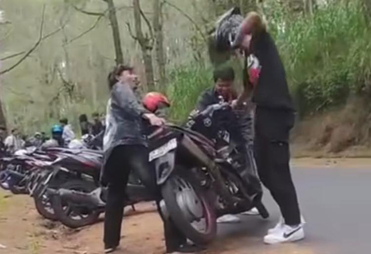 Viral Aksi Sejumlah Pengendara Geber Motor di Kawasan Wisata Kintamani