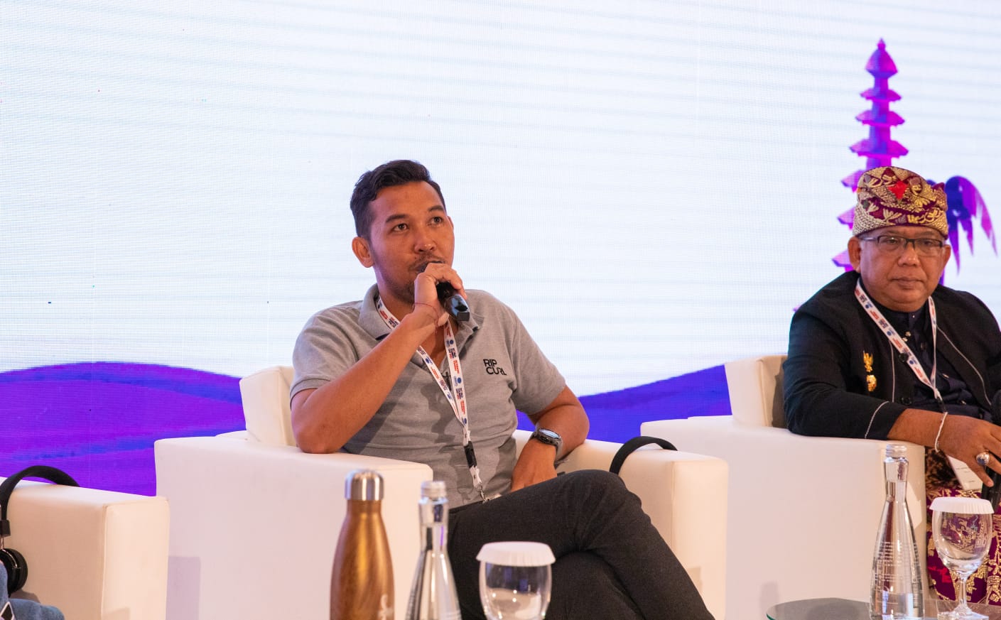 Kadek Fendi Wirawan saat menjadi panelis dalam Ocean 20 di Nusa Dua Bali serangkaian G20 tahun 2022 lalu