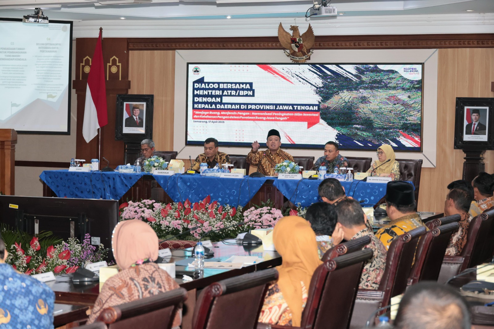 Menteri Nusron Ajak Kepala Daerah Se-Jawa Tengah Kolaborasi