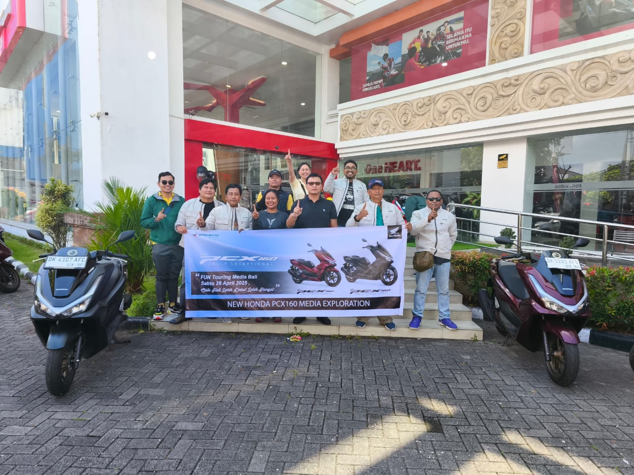 Astra Motor Bali Ajak Media Jajal Keunggulan New Honda PCX 160 dalam touring Denpasar &ndash; Singaraja