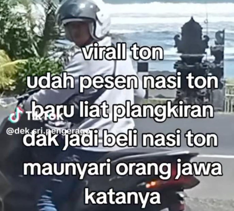Sebuah video viral lantaran pembeli diduga membatalkan pesanan gegera lihat pelangkiran