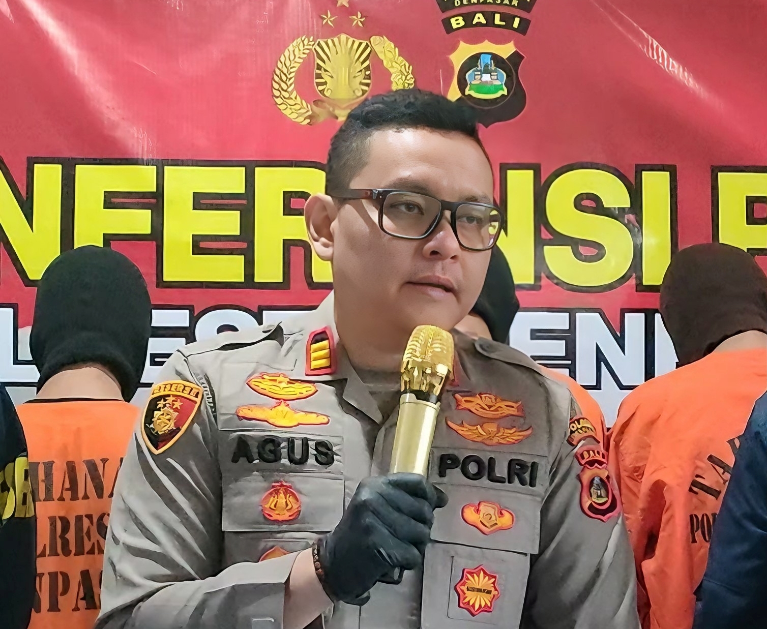 Kapolsek Kuta AKP Agus Riwayanto Diputra