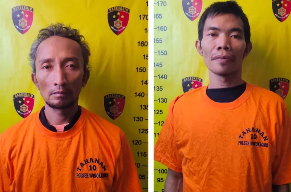 DITANGKAP : Pelaku curanmor asal DKA Tegal Sawunggaling, Surabaya, ditangkap bersama penadahnya oleh Polsek Wonokromo.(IST/RADAR SURABAYA)