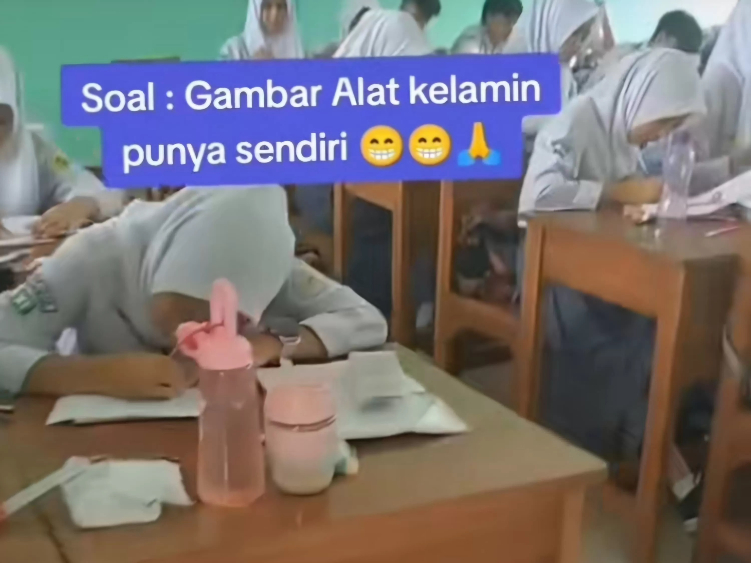 Beredar video guru SMA memberikan soal menggambar alat kelamin pada siswanya