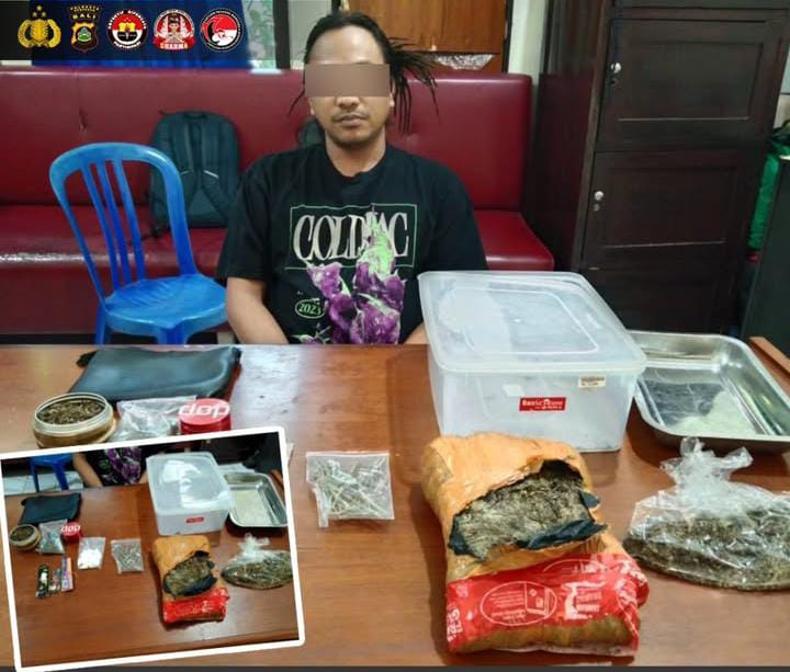 Seorang pria asal Surabaya diamankan karena simpan Ganja 1 Kg