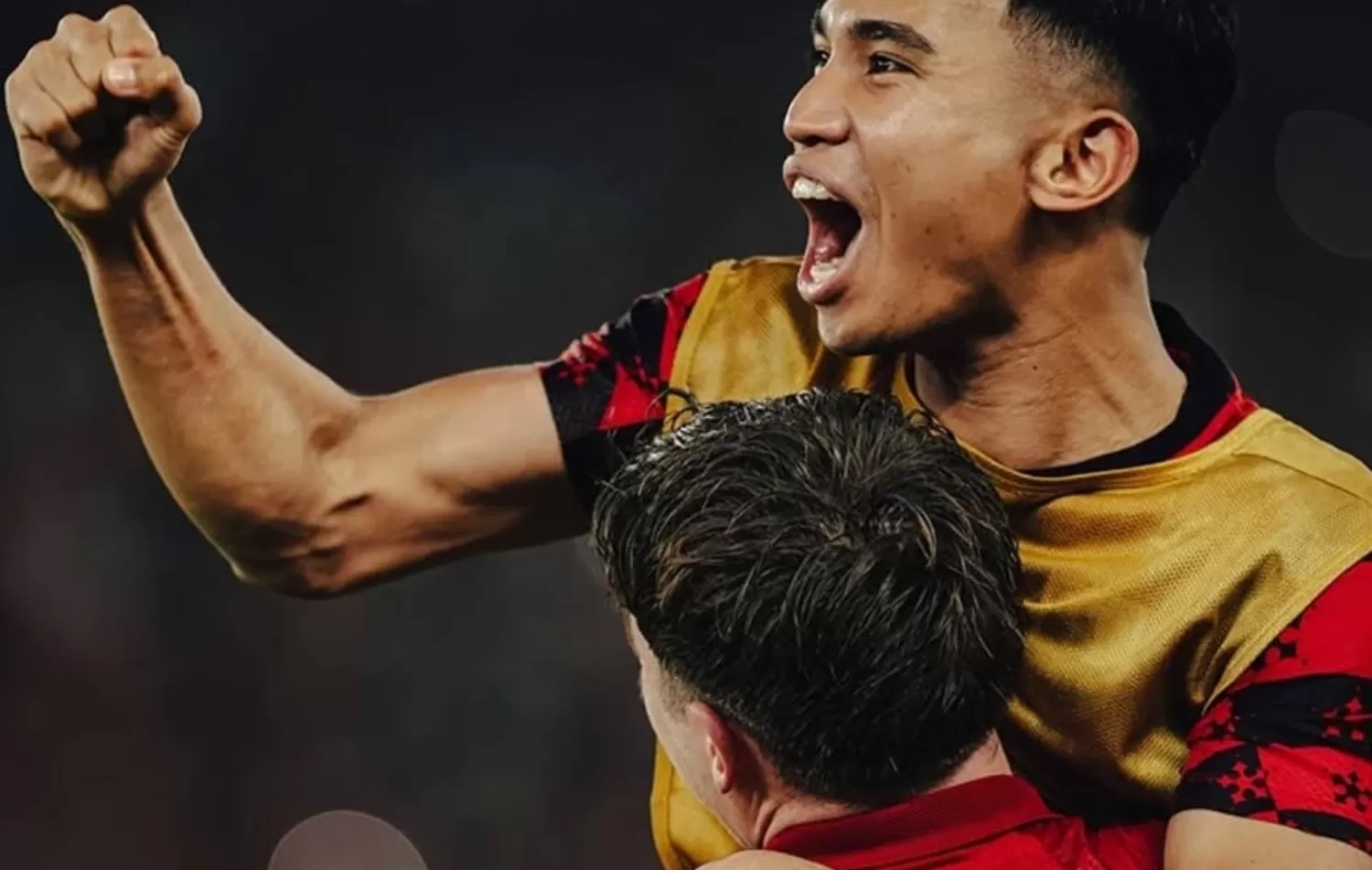 Pemain Oxford United, Marselino Ferdinan (atas) dan Ole Romeny di Timnas Indonesia (Dok. Timnas Indonesia)