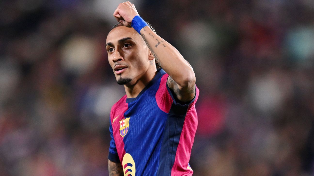 Raphinha continued his fine season with a crucial goal in Barcelona