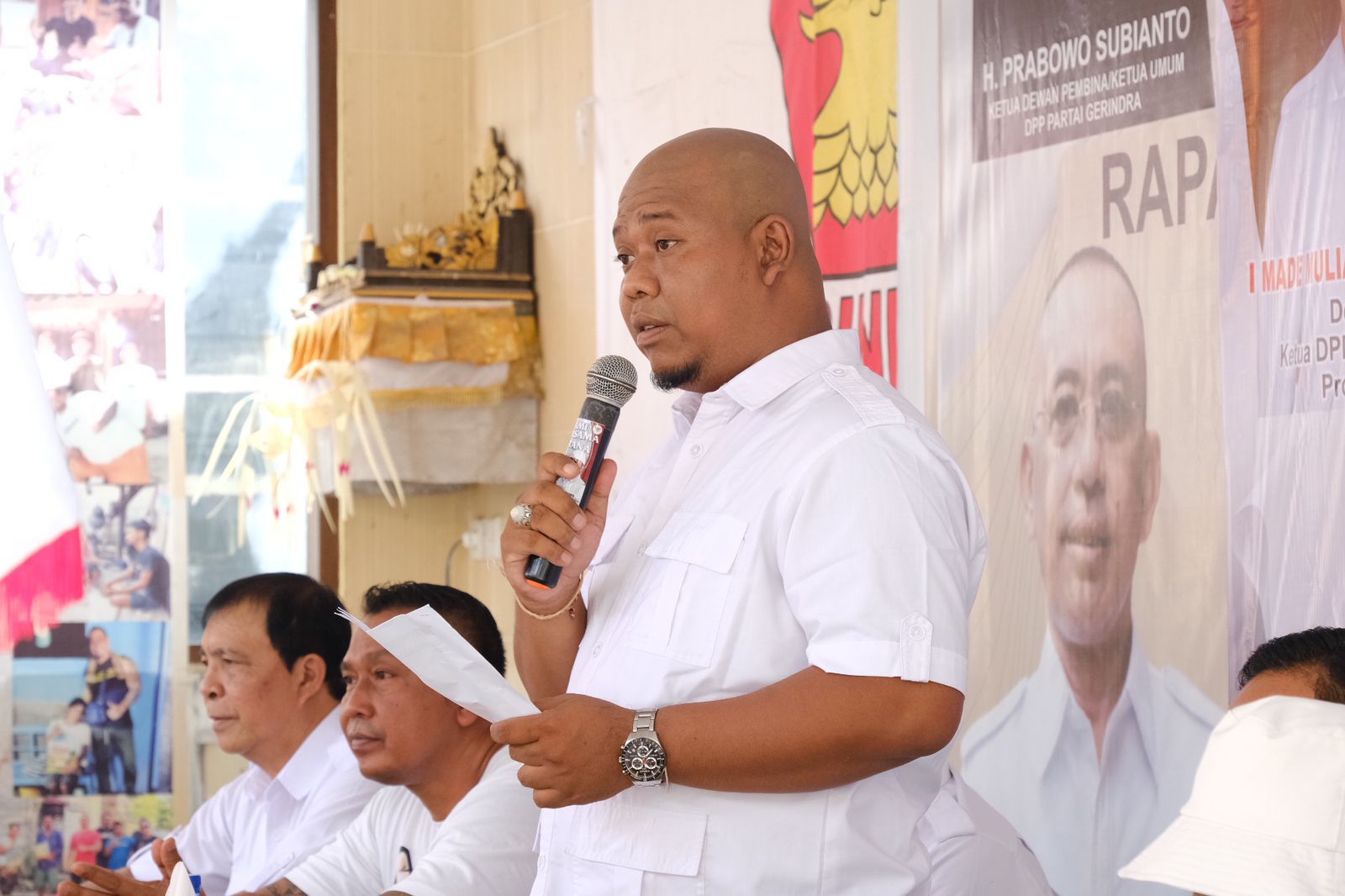 TEGAS: Sekretaris DPD Partai Gerindra Bali, Kadek