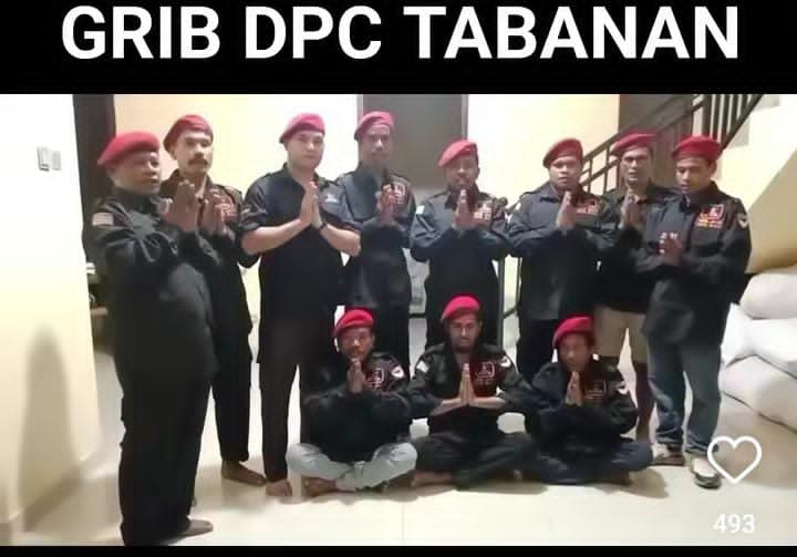 Beredar video ormas GRIB ada di Kabupaten Tabanan