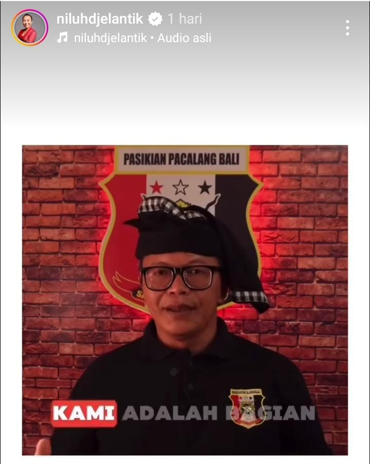 Niluh Djelantik memberi dukungan penuh terhadap pecalang sebagai garda terdepan Desa Adat di Bali