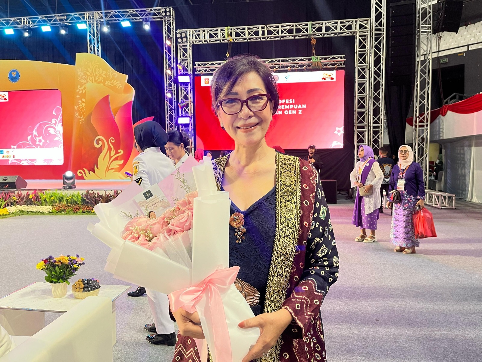 Direktur Jenderal Penataan Agraria (Dirjen Pentag) Kementerian Agraria dan Tata Ruang/Badan Pertanahan Nasional (ATR/BPN), Yulia Jaya Nirmawati hadiri perayaan Hari Kartini 2025