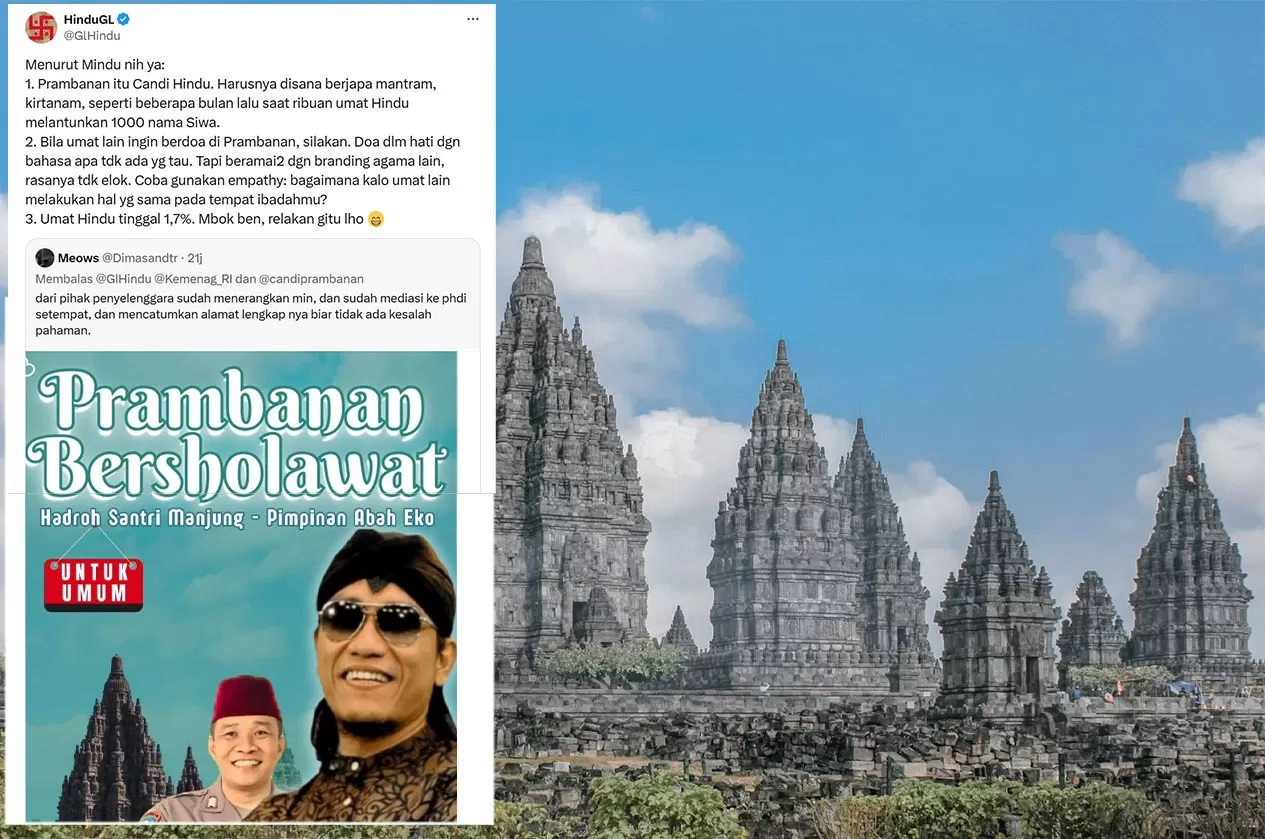 Acara Prambanan Bersholawat menuai pro dan kontra