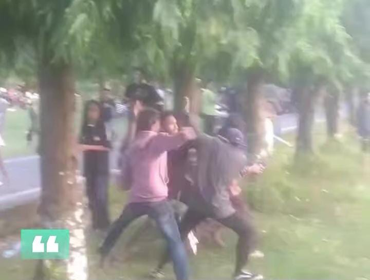 Beredar video keributan sesama pendatang di Lapangan Renon