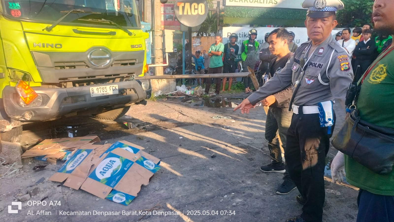 TRAGIS: AMN tewas seketika di tempat kejadian perkara