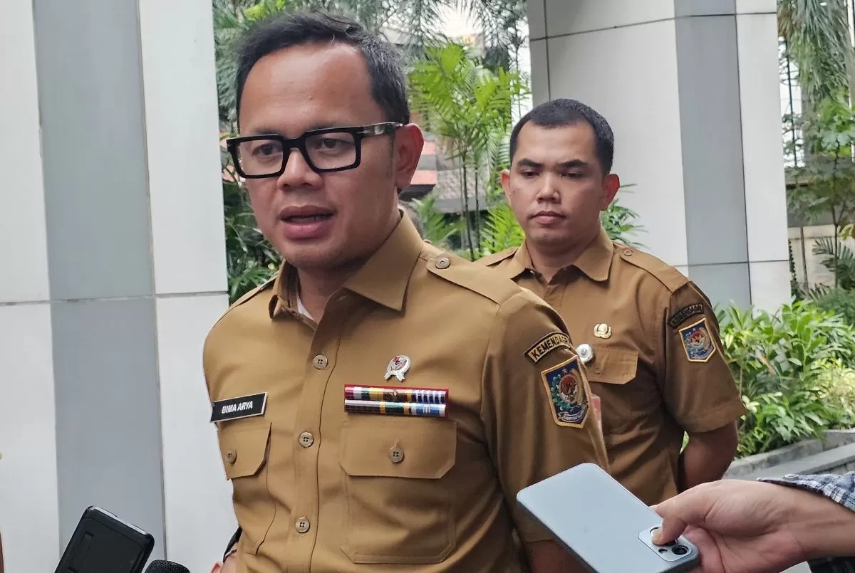 WAMEN: Wakil Menteri Dalam Negeri (Wamendagri) Bima Arya Sugiarto di kantor Kemendagri, Jakarta.