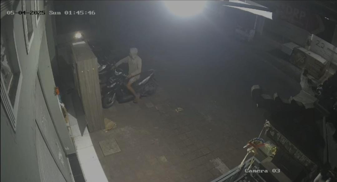 Waspada Pencurian Motor di Jimbaran