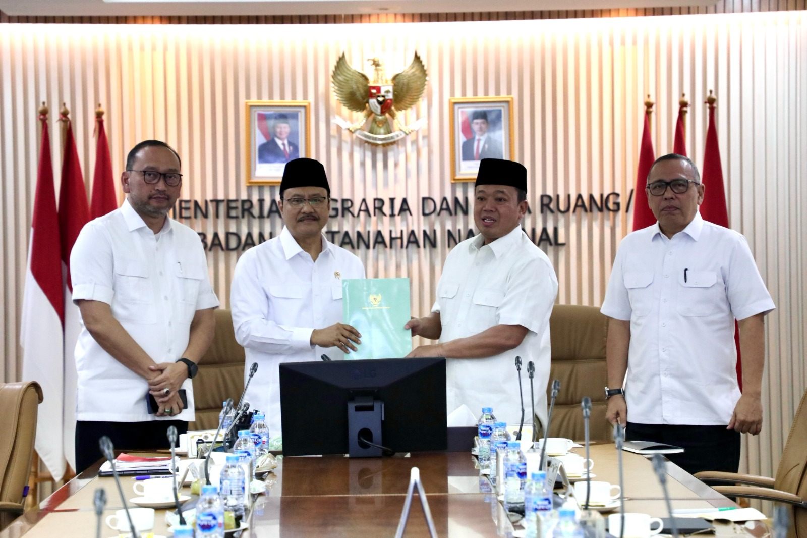 Menteri ATR/Kepala BPN Siap Dukung dalam Percepatan Sertipikasi Tanah untuk pembangunan sekolah rakyat