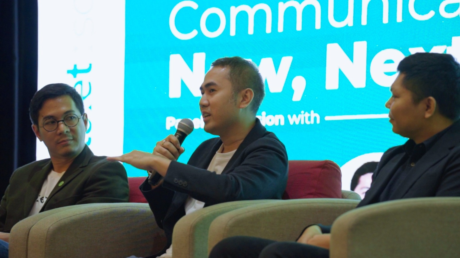 Head of Product Marketing PINTU Iskandar Mohammad (tengah) saat menjelaskan perkembangan bisnis crypo di Indonesia