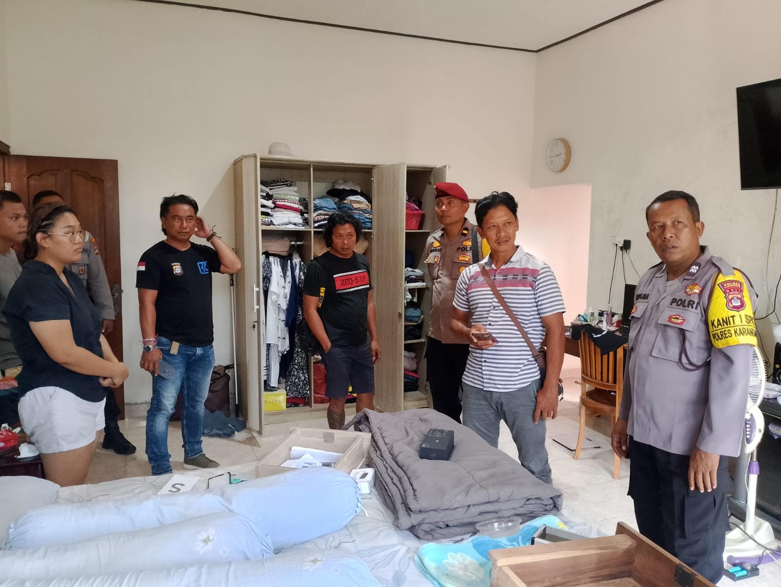 DIBOBOL MALING: Rumah milik Eka Permana Putra dibobol maling, pada Selasa (6/5) siang.
