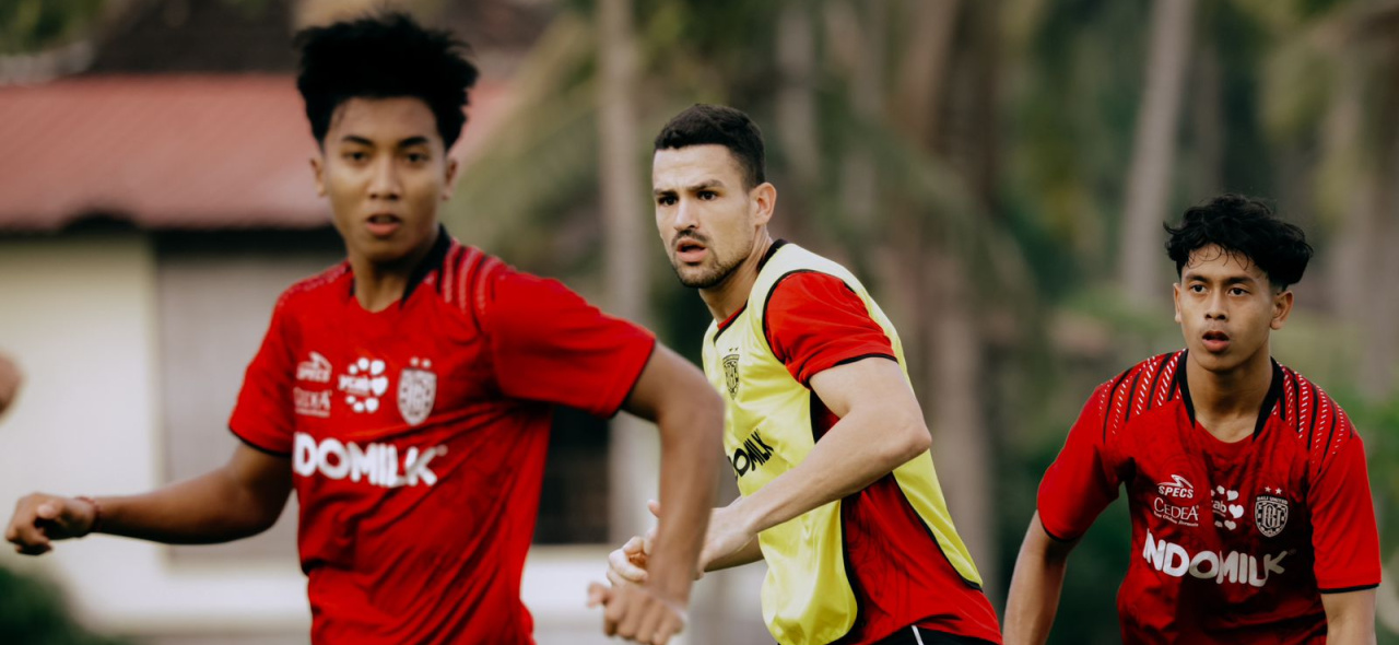 Bali United menjalani latihan jelang menghadapi Persija Jakarta, Sabtu (10/5/2025).