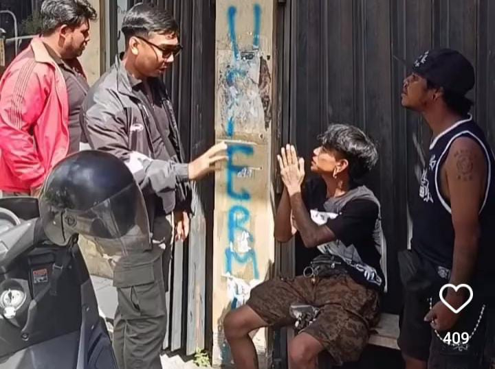 Sejumlah anak jalanan diamankan satpol PP karena terbukti ganggu pengendara