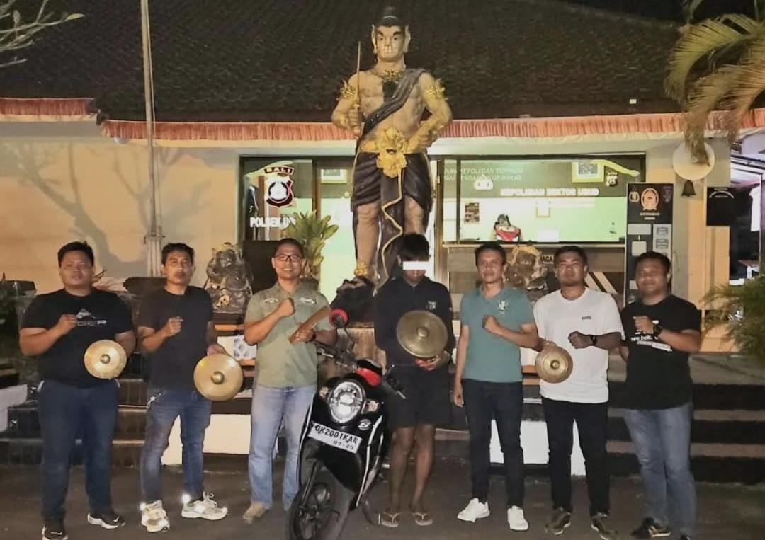 Polsek Ubud Tangkap Pencuri Gamelan, Kerugian Capai Puluhan Juta