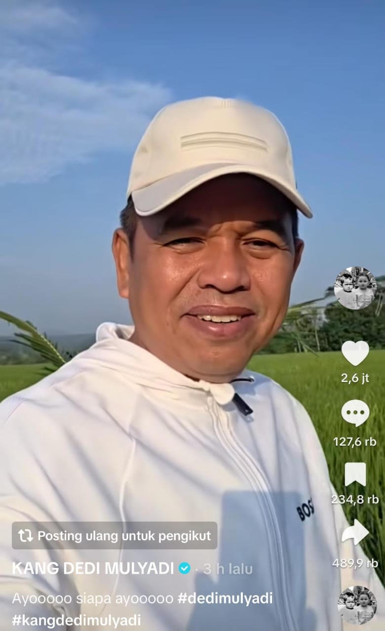KDM: Video viral di tiktok KANG DEDI MULYADI, di gunakan emak-emak menakuti anak bandel.